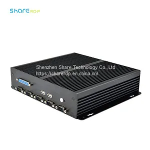 Fanless Industrial PC 10*COM Ports Mini Computer Celeron J1900 Mini Desktop PCwith LPT and Serial Parallel Port thumbnail-2