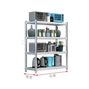 Stainless Steel Storage Shelf for Kitchen thumbnail-4