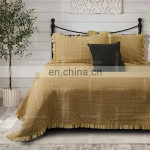 Stringy Selvedge Stone Washed Customized Linen Bedding Set thumbnail-2