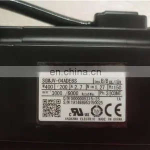 Yaskawa 400w Sigma 5 Servo Motor Drive SGMJV-04ADE6S thumbnail-2