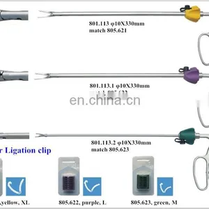 Geyi Autoclavable Hemolok Clip Applier With Clips for Laparoscopic Instruments thumbnail-3