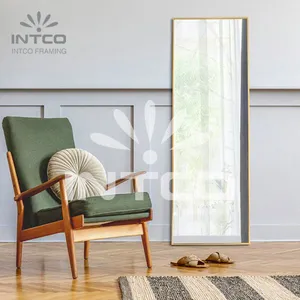 Aluminum Framed Full Length Floor Mirror-Custom Frame Mirror-Standing Full Length Mirror thumbnail-1