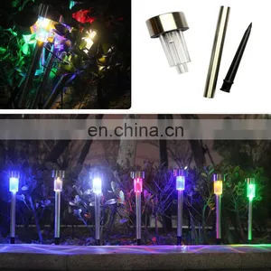 Led Solar Plug Light Lawn Light Stainless Steel Garden Decorative Light thumbnail-2