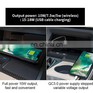2020 Hot Selling 10W Fast Wireless Car Charger Phone Qi Wireless Charger For Asia Dragon thumbnail-5