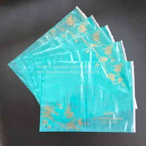 Custom Pe Cpe Plastic Packaging Bag With Zipper for Clothing Manufacturer thumbnail-1