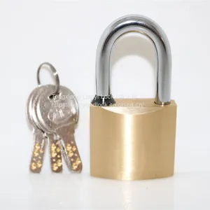 Factory Direct Sale Cheap Good Quality Safety Anti Theft 50mm Brass Padlock With Computer Key thumbnail-5