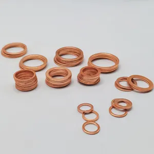 16*22*1.5mm Flat Copper Washer Ring Washer Copper Washer Made in China thumbnail-4