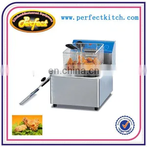 8L Stainless Steel Electric Fish Fryer / Double Tanks Chips Fryer thumbnail-2