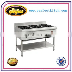 Commercial Italian Table Top 4 Burners Gas Cooking Ranges thumbnail-2