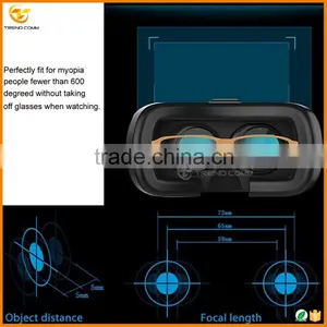 3D Glasses Type and 3D Virtual Reality Glasses Headset 3D Glasses Type Hd for Vr Box 2.0 Quality Choice thumbnail-4