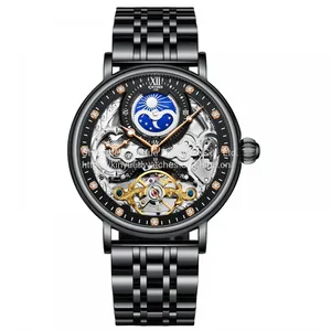 KINYUED Hot Sale Luxury Business Tourbillon Mens Automatic thumbnail-2