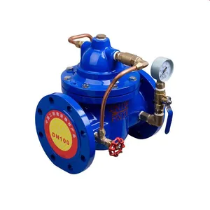 High Quality Cast Iron Hydraulic Control Valve, Adjustable Flange Control Valve and Pressure Reducing Valve thumbnail-3