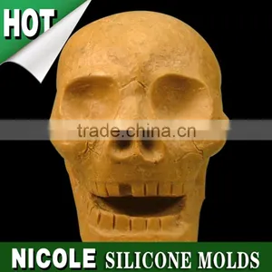 R0374 Skull Halloween Silicone Soap Mold thumbnail-1