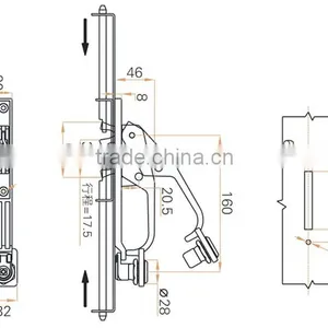 2015 FEILEI LS05 China Supplier Industry Electric Cabinet Handle thumbnail-6