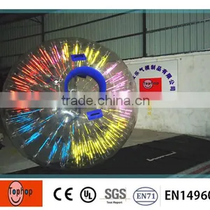 CE Approved Multi-color Attractive Inflatable Zorb Ball for Outdoor Water Sport Games thumbnail-2