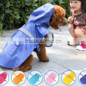 Waterproof PU Reflective Tage Large Size Pet Raincoat Dog thumbnail-4