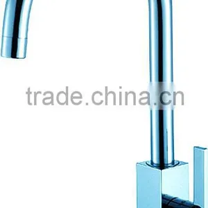 NICOR 3716E Fashion Design Brass Deck Mounted Polished Chrome Cold Water Kitchen Sink Tap With Single Handle thumbnail-1