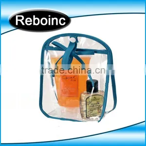 Customized PVC Cosmetic Bag for Travel Sets Shower Gel Cosmetic Bag Pvc thumbnail-1