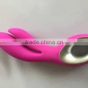 2016 Most Popular Best Selling Medical Grade Silicone Multi Speed Sexy Toy Dual Control Rabbit Vibrator thumbnail-1
