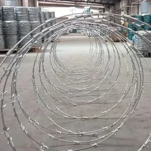 High Tensile Barbed Wire Fence 500 Meters Sharp Edge Barbed Steel 12.5 Galvanized Barb Wire thumbnail-2