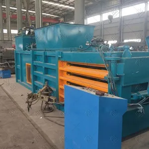 Automatic Horizontal Hydraulic Carton Compress Scrap Cardboard Baler Machine thumbnail-3