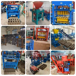 High Efficiency 4-35 Semi-Automatic Concrete Block Making Machine for Hollow Brick Production thumbnail-3