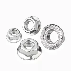 DIN 6923 Factory Selling Zinc Plated Hexagon Flange Nuts thumbnail-1