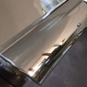 50mic Silver PP BOPP Self Adhesive Label Stock Jumbo Roll Water Based Acrylic Glue Glassine Liner thumbnail-3