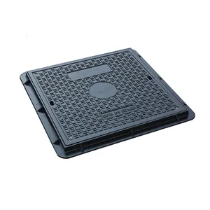 Jingdong EN124 Ductile Iron Manhole Hatch Cover C250 D400 E600 With Frame Heavy Duty Black Road Safety thumbnail-5
