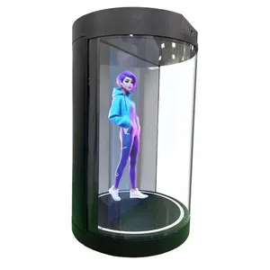 HoloZun Volume Light Naked Eye 3D Holographic Display Cabinet, Glass-Free Hologram Terminal for Digital Human,Education & Immersive Commercial Show thumbnail-3