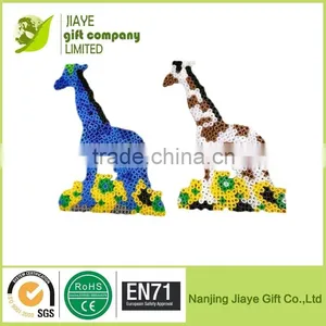 DIY Perler Beads for Kids Giraffe Design thumbnail-1