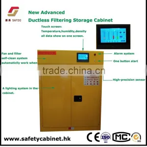 Vented Filtering Fire Proof Safety Cabinet for Flammable Toxic Chemical Powder thumbnail-3