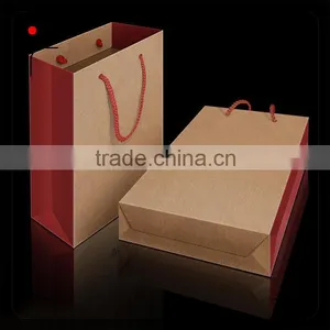 High Materal Kraft Cutom Color Printing Paper Gift Bag Kraft Paper Bag thumbnail-1