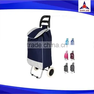 Durable Foldable Grocery Trolley Shopping Bags With Wheels thumbnail-3