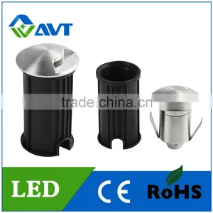 Hot Sale IP67 1W Led Underground Mini Led Light for Garden Ground Light D52*H40/ D52*80MM thumbnail-1