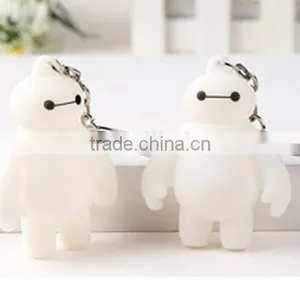 Cartoon Action Figure Plastic Keychain for Promotion Keychains For Kids thumbnail-1