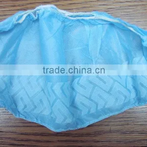 Non-skid Disposable Shoe Cover Handmade PP Polypropylene Elastic Shoecover Blue thumbnail-1