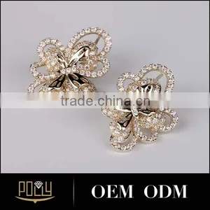 2015 Fashion Jewelry Set Design Gold Silver Plated Necklaces and Earrings Ring Silver Jewelry Set thumbnail-1