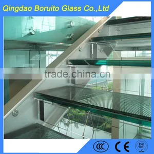 8mm 10mm Soild Flat Tempered Glass Sheet for Staircase thumbnail-1