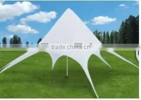 Factory Sale White Oxford Fabric Star Tents Star Shaped Canopy Tent Star Shade Tent Canopy Star Sun Shelter thumbnail-1