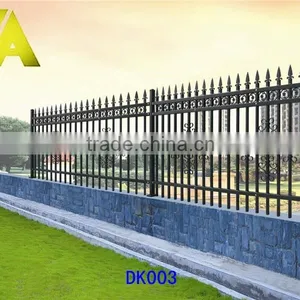 YT-003 Water Proof Wrought Iron Fence Ornamental Prefab Fence Panels thumbnail-1