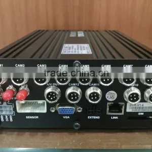12 Channel 960H D1 HDD Vehicle Dvr With Free Remote Monitoring Software thumbnail-1