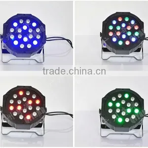 LP7-1803A 18pcs 3W RGB Plastic Flat LED PAR LIGHT thumbnail-2