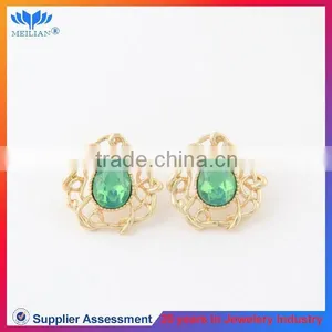 High Quality Waterdrop Shaped Caystal Stud Earrings for Women Earring Stud thumbnail-1