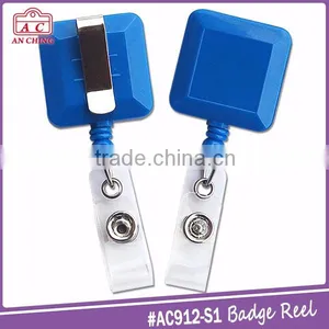Retractable Badge Steel or Nylon Cord Reel With Swivel Clip Clip thumbnail-6