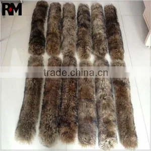 Cheap Sheepskin Trimming Copy in Raccoon Fur Strips thumbnail-1