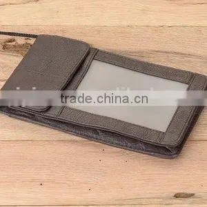 Handmade Genuine Leather Hanging Travel Document Organizer Passport Neck Pouch Quality Choice thumbnail-5
