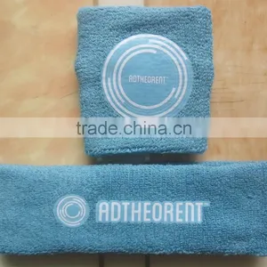Logo Embroidered Cheap Cotton Wristband Wholesale thumbnail-2
