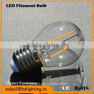 Newest G45 E14 E12 E27 E26 B22 Led Filament Bulb, 4W Led Filament Lamp thumbnail-1