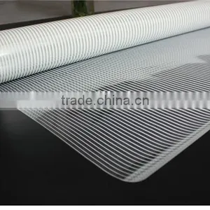 White Stripe Gradual Decorative Stained Glass Window Film thumbnail-3